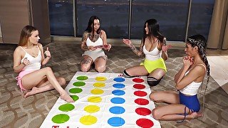 Lesbian orgy with stunning Anna Claire Clouds & Brenna Sparks