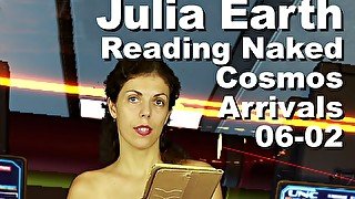 Julia Earth Reading Naked The Cosmos Arrivals PXPC1062