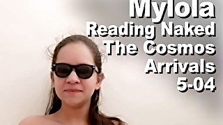 Mylola reading naked The Cosmos Arrivals PXPC1054