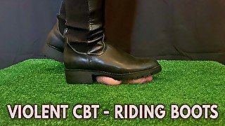 Riding Boots Hard Cock Trample, Stomp, Heels Crush, Bootjob with TamyStarly