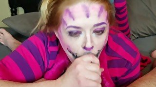 Slutty Cheshire Cat Costume Blowjob - Shortcake Halloween 2018