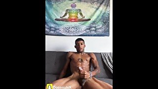 Don Jacking Off His Thick Cock & Cums So Much! Snapchat: DonSoulsX