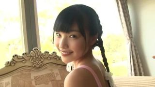 Delightful asian young harlot haning an incredible masturbation