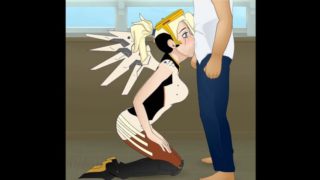 Overwatch mercy : super deepthroat