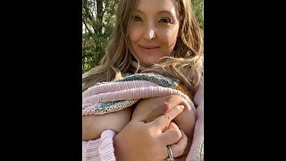 Lactating Big Boobs Milky Natural Pretty MILF Tits