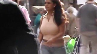 Candid - Compilation of Massive Boobs German Uddergirl