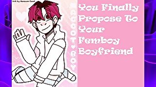 [M4M] You Propose To Your Femboy  ASMR