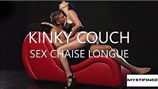 Kinky Couch Sex Chaise Lounge with Love Pillows- Link In Bio