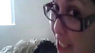 dirty talking wife with big natural tits masturbates then gets dicked