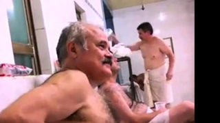 Str8 spy pakistani daddy in public bath