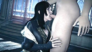 Gentiana On Her Knees Sucking Dick (Version 2)