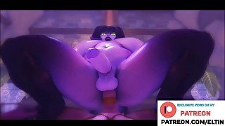 CUTE FUTA FURRY GIRL ENJOY HARD DICK RIDING  BEST FURRY FUTA HENTAI ANIMATION 4K 60FPS