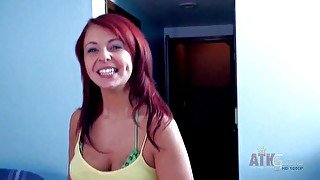 Amazing redhead teen