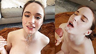 Hazel Moore Gets A Massive Facial