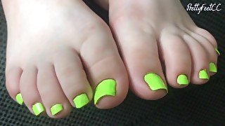 Hope You Enjoy! (NEON GREEN TOES)