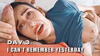 DAY 3 - Why step son fucks step mom's mouth? 😱 Risky oral creampie for hot step mother 💦