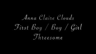 AnnaClaireClouds First BBG Threesome