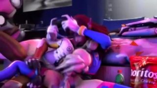 D.va gets her dick sucked