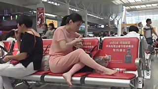 Asian real Candid Very Nice Feet