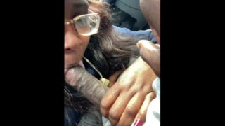 Babe Giving head in the car and getting CAUGHT !