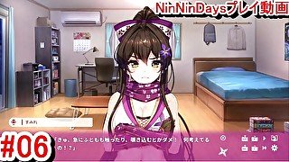 【R18版女忍者エロゲーNinNinDays動画6】トラブル発生？すみれちゃんに忍び寄る影・・・(ニンニンデイズ実況プレイ ninja Hentai game)