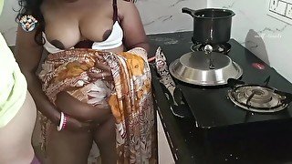 Indian housewife doggy style fucking with neighbour in kitchen milf tina6