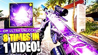 UNLOCKING DM ULTRA CAMO 8 TIMES in ONE VIDEO! (Unlocking DM Ultra Camo For Subscribers)