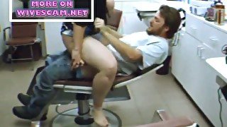 the milf styler fucks young costumer in the salon