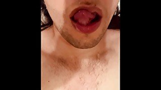 Cum in mouth, cum play and cum swallow