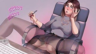 I fell into my hands the pussy rubbing and orgasm controller of a girl ( game dirty fantasy part 2)