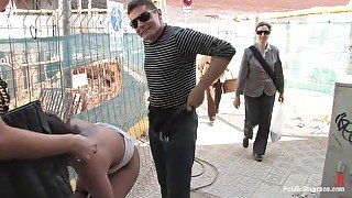 Susana Abril Fully Nude in Central Square