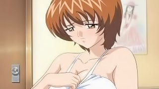 Amazing sex with a horny anime babe with huge tits