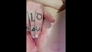 Redhead masturbates, gets off multiple times