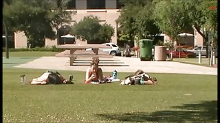 Around Campus Series 1: three Fuckables in Bikinis