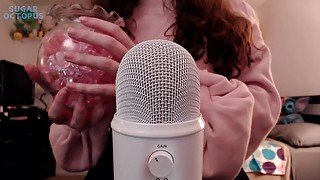 • Glass scratching pink asmr •