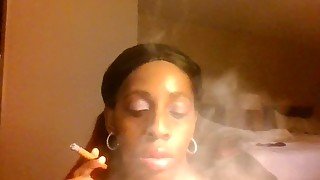 Ebony Smoke session Goddess Rhaivyn