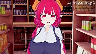 Fucking Ilulu from Miss Kobayashi's Dragon Maid Until Creampie - Anime Hentai 3d Uncensored