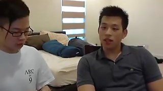 2 asian twinks on homosexual cam