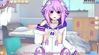 KP-Neptune/Nepgear Lesbian scene