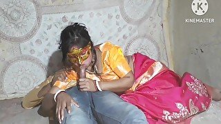 Indian Husband Wife Enjoy Time