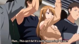 Bodacious hentai beauty has a thick cock invading her ass