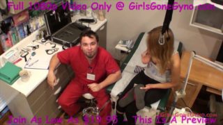 Latina becomes human guinea pig for electrified vibration research by Doc Tampa at GirlsGoneGyno.com