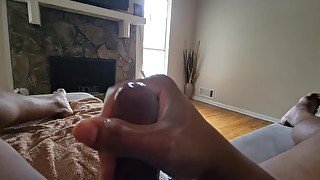 Black Dick Teasing Itself