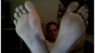 cute girl shows her sexy feet on chatroulette 5