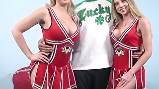 Sweet busty cheerleader Shawna Lenee shares hard dick with her spoiled kooky