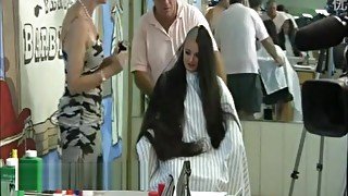 Carla Very Long Hair To Headshave Bald