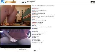 girl has cybersex with a stranger on omegle and talks dirty