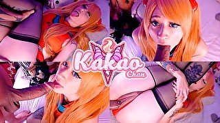 Asuka's tight pussy get creampie  kakao chan