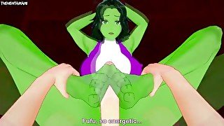 Hentai POV Feet Marvel Jennifer Walters She Hulk