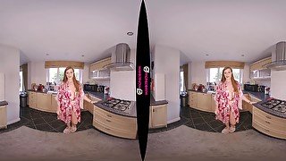 Kitchen Tease featuring Honour May - WankitNowVR